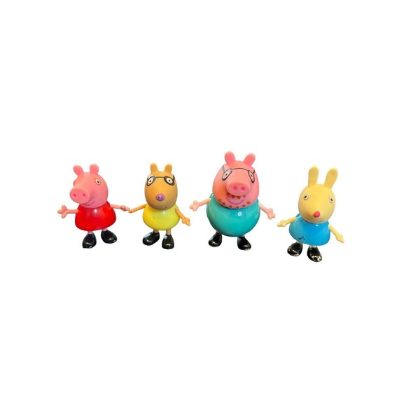 Peppa Pig Shopping Mall with 4 Family Figures Cake Toppers - Picture 2 of 3